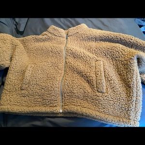 Cropped Sherpa Jacket